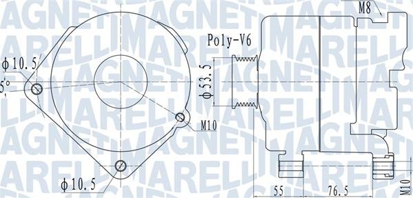 Magneti Marelli 063732095010 - Alternatore www.autoricambi360.it