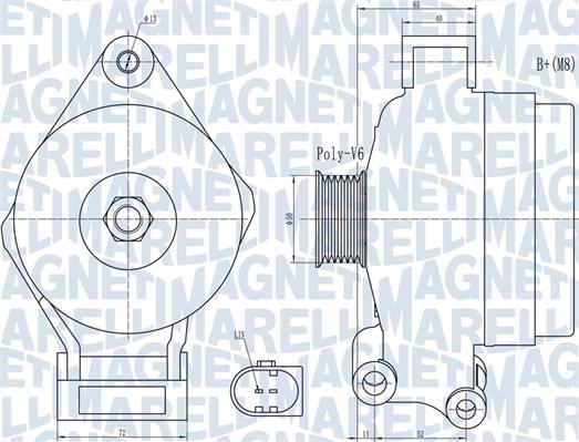 Magneti Marelli 063732044010 - Alternatore www.autoricambi360.it