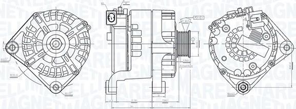 Magneti Marelli 063732041010 - Alternatore www.autoricambi360.it