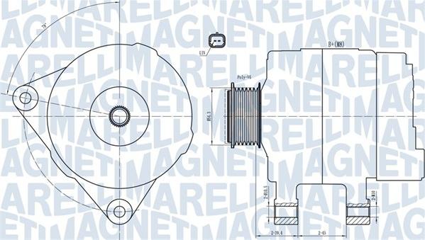 Magneti Marelli 063732033010 - Alternatore www.autoricambi360.it