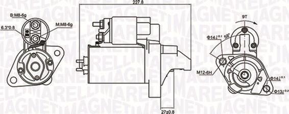 Magneti Marelli 063721074010 - Motorino d'avviamento www.autoricambi360.it