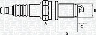 Magneti Marelli 062000768304 - Candela accensione www.autoricambi360.it
