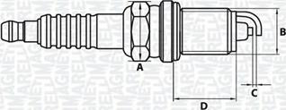 Magneti Marelli 062000774304 - Candela accensione www.autoricambi360.it
