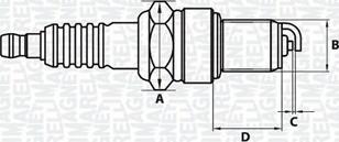 Magneti Marelli 062000771304 - Candela accensione www.autoricambi360.it