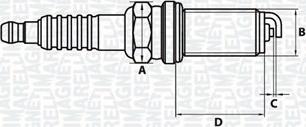 Magneti Marelli 062000778304 - Candela accensione www.autoricambi360.it