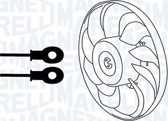 Magneti Marelli 009144601MM - Ventola, Raffreddamento motore www.autoricambi360.it