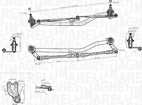 Magneti Marelli 085570787010 - Tiranteria tergicristallo www.autoricambi360.it