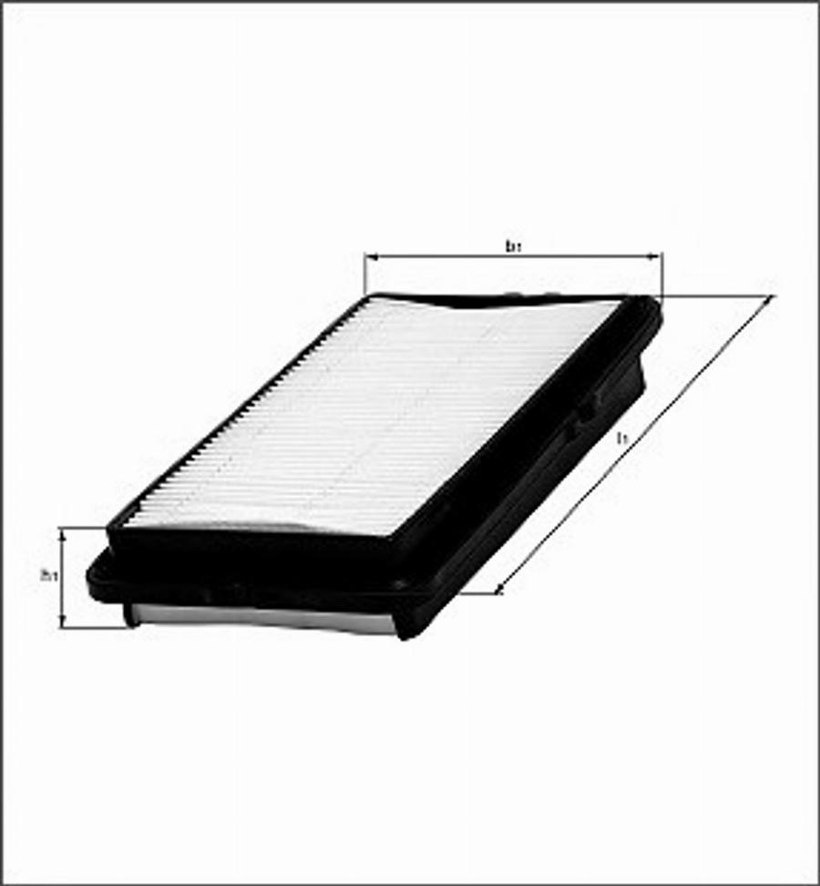 Magneti Marelli 154084338800 - Filtro aria www.autoricambi360.it