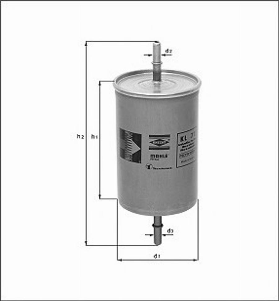 Magneti Marelli 154087281800 - Filtro carburante www.autoricambi360.it