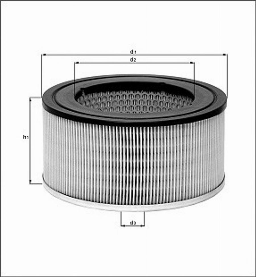 Magneti Marelli 154084455380 - Filtro aria www.autoricambi360.it