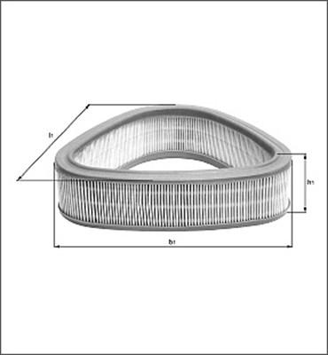 Magneti Marelli 154084511710 - Filtro aria www.autoricambi360.it