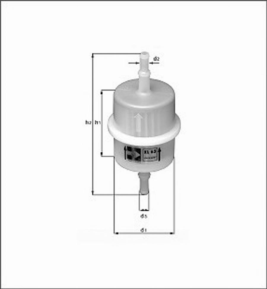 Magneti Marelli 154076378870 - Filtro carburante www.autoricambi360.it