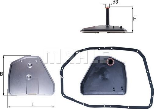 Magneti Marelli 154072469214 - Filtro idraulico, Cambio automatico www.autoricambi360.it