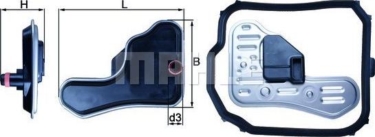 Magneti Marelli 154072437243 - Filtro idraulico, Cambio automatico www.autoricambi360.it