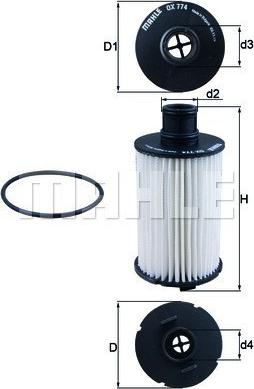 Magneti Marelli 154705272660 - Filtro olio www.autoricambi360.it