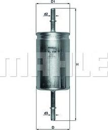 Magneti Marelli 154703538710 - Filtro carburante www.autoricambi360.it