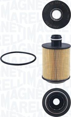 Magneti Marelli 154703873580 - Filtro olio www.autoricambi360.it