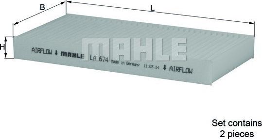 Magneti Marelli 154723407450 - Filtro, Aria abitacolo www.autoricambi360.it