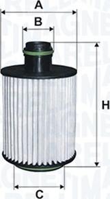 Magneti Marelli 153071762490 - Filtro olio www.autoricambi360.it