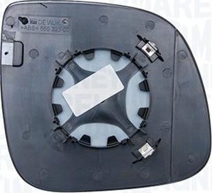 Magneti Marelli 182209010500 - Vetro specchio, Specchio esterno www.autoricambi360.it