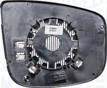Magneti Marelli 182200920700 - Vetro specchio, Specchio esterno www.autoricambi360.it