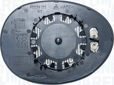 Magneti Marelli 182200921500 - Vetro specchio, Specchio esterno www.autoricambi360.it