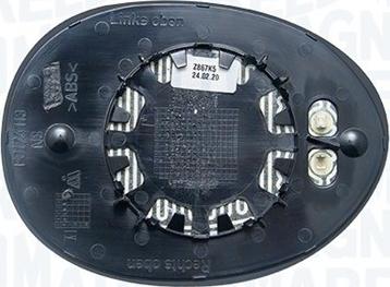 Magneti Marelli 182200921700 - Vetro specchio, Specchio esterno www.autoricambi360.it