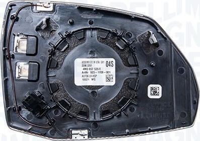 Magneti Marelli 182201545500 - Vetro specchio, Specchio esterno www.autoricambi360.it