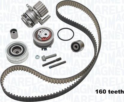 Magneti Marelli 341404080001 - Pompa acqua + Kit cinghie dentate www.autoricambi360.it