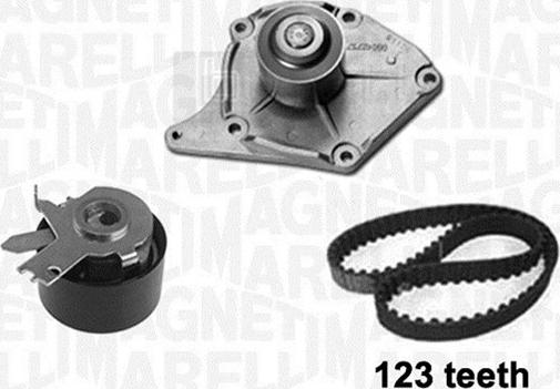 Magneti Marelli 341404170001 - Pompa acqua + Kit cinghie dentate www.autoricambi360.it