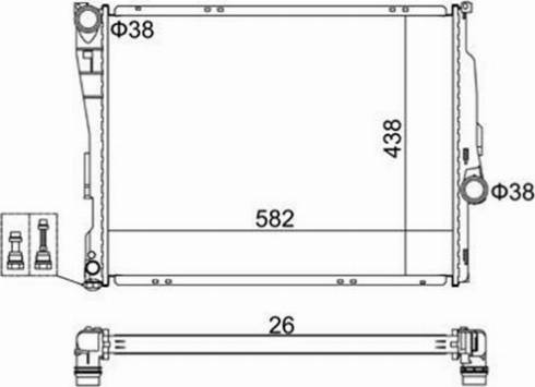 Magneti Marelli 359000302090 - Radiatore, Raffreddamento motore www.autoricambi360.it