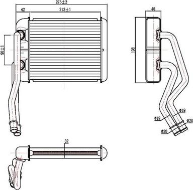 Magneti Marelli 359000302020 - Scambiatore calore, Riscaldamento abitacolo www.autoricambi360.it