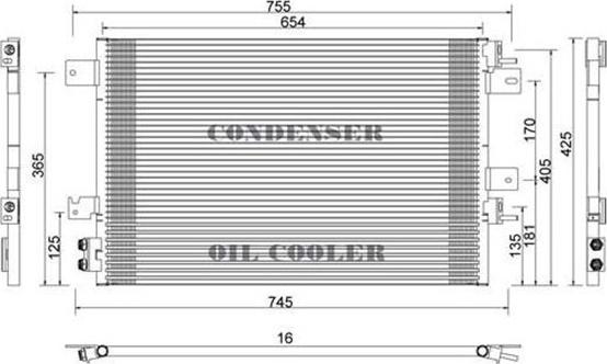 Magneti Marelli 359003220390 - Condensatore, Climatizzatore www.autoricambi360.it
