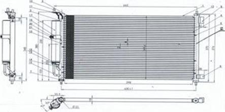 Magneti Marelli 359003221220 - Condensatore, Climatizzatore www.autoricambi360.it