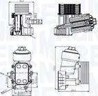Magneti Marelli 350300003400 - Radiatore olio, Olio motore www.autoricambi360.it