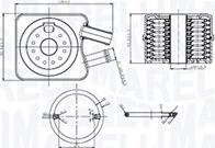 Magneti Marelli 350300003200 - Radiatore olio, Olio motore www.autoricambi360.it