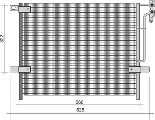 Magneti Marelli 350203441000 - Condensatore, Climatizzatore www.autoricambi360.it
