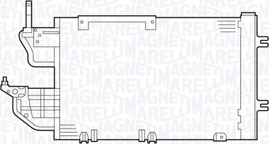 Magneti Marelli 350203635000 - Condensatore, Climatizzatore www.autoricambi360.it