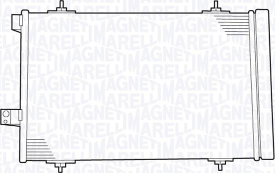 Magneti Marelli 350203638000 - Condensatore, Climatizzatore www.autoricambi360.it