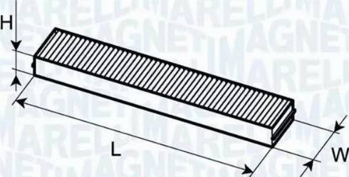 Magneti Marelli 350203061310 - Filtro, Aria abitacolo www.autoricambi360.it