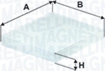 Magneti Marelli 350208065530 - Filtro, Aria abitacolo www.autoricambi360.it