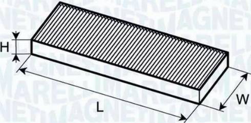 Magneti Marelli 350203061000 - Filtro, Aria abitacolo www.autoricambi360.it