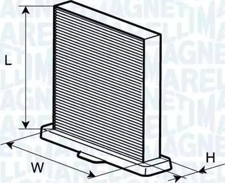 Magneti Marelli 350203065090 - Filtro, Aria abitacolo www.autoricambi360.it