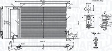Magneti Marelli 350203010600 - Condensatore, Climatizzatore www.autoricambi360.it