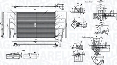 Magneti Marelli 350203106600 - Condensatore, Climatizzatore www.autoricambi360.it
