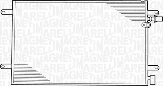 Magneti Marelli 350203229000 - Condensatore, Climatizzatore www.autoricambi360.it