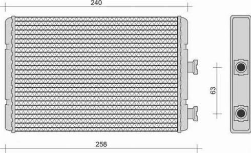 Magneti Marelli 350218251000 - Scambiatore calore, Riscaldamento abitacolo www.autoricambi360.it