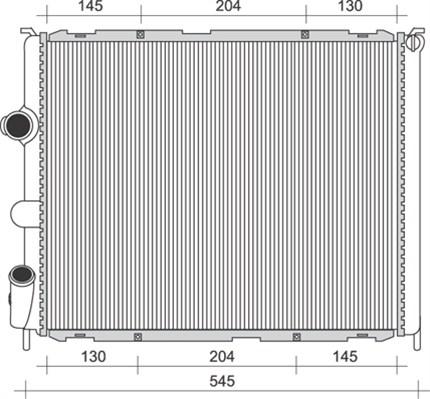 Magneti Marelli 350213989000 - Radiatore, Raffreddamento motore www.autoricambi360.it