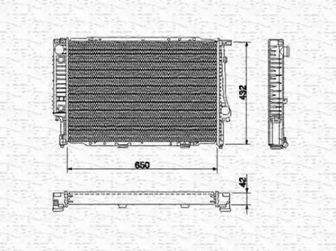 Magneti Marelli 350213423000 - Radiatore, Raffreddamento motore www.autoricambi360.it