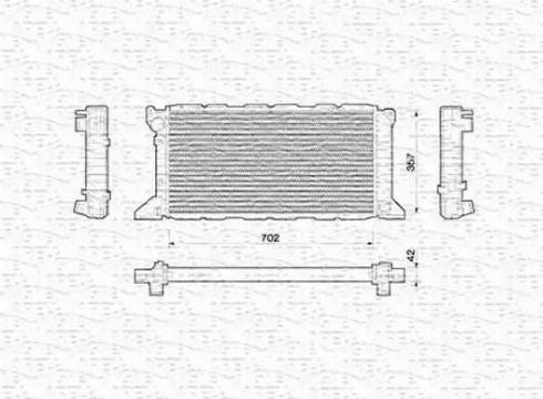 Magneti Marelli 350213783000 - Radiatore, Raffreddamento motore www.autoricambi360.it